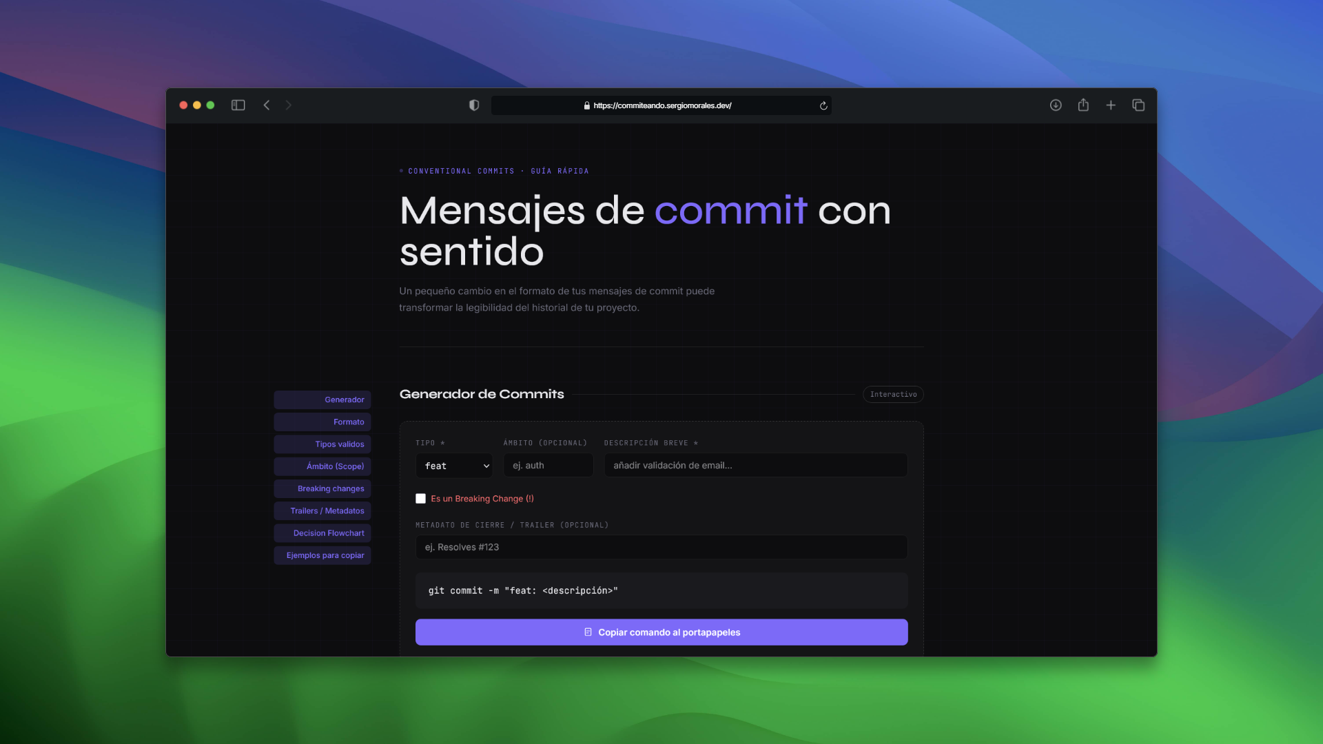 Commiteando